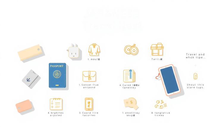 일본여행 필수 체크리스트